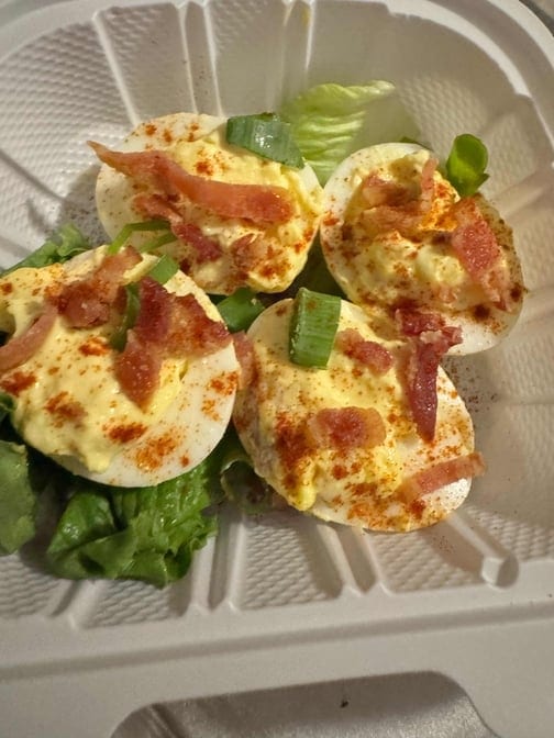 Benning's Bacon & Ranch Deviled Eggs.