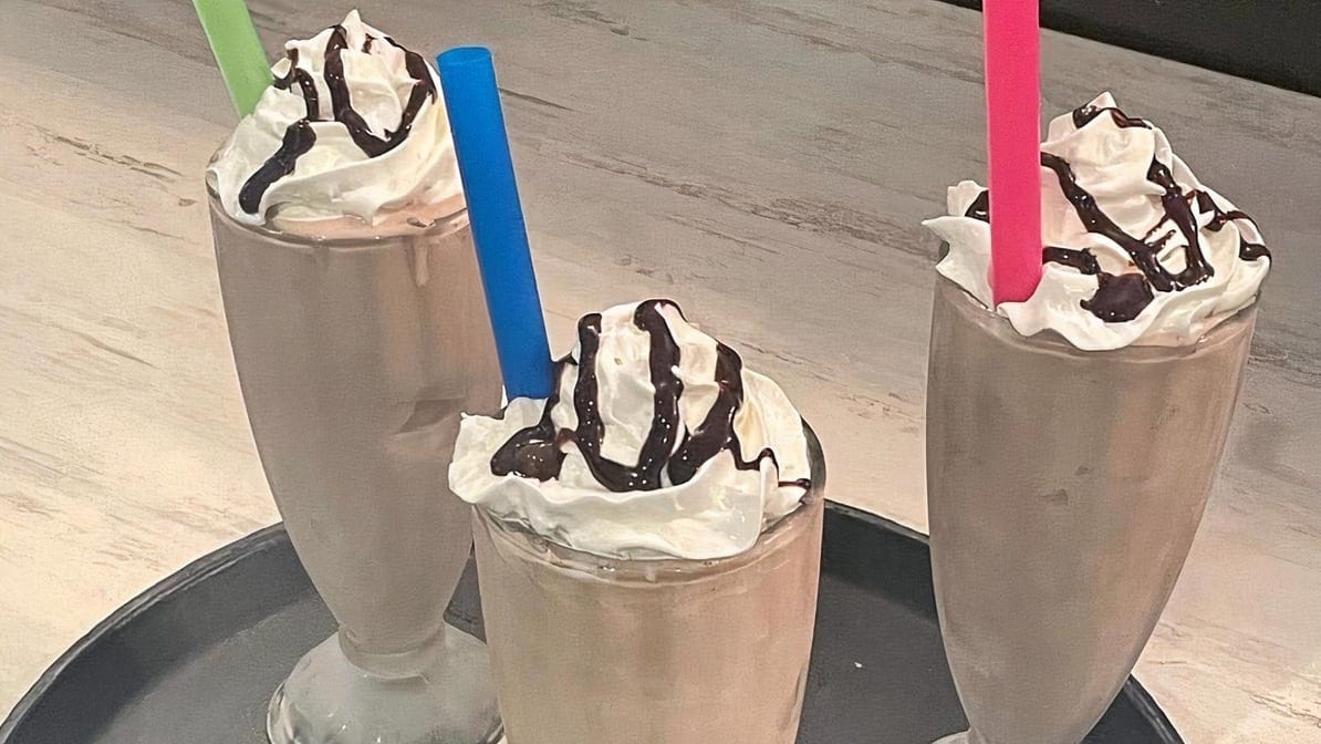 Caramel Banana Milkshake.